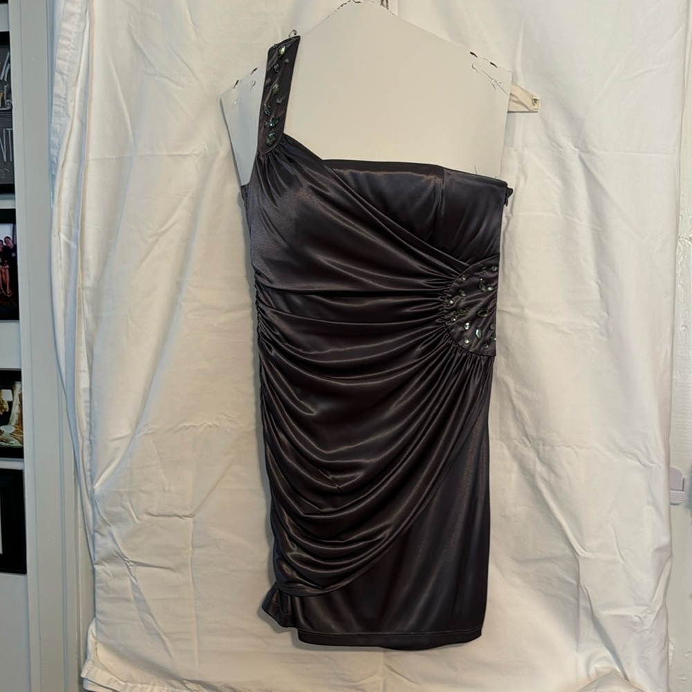 Short dress dark gray. Size large (8-10)